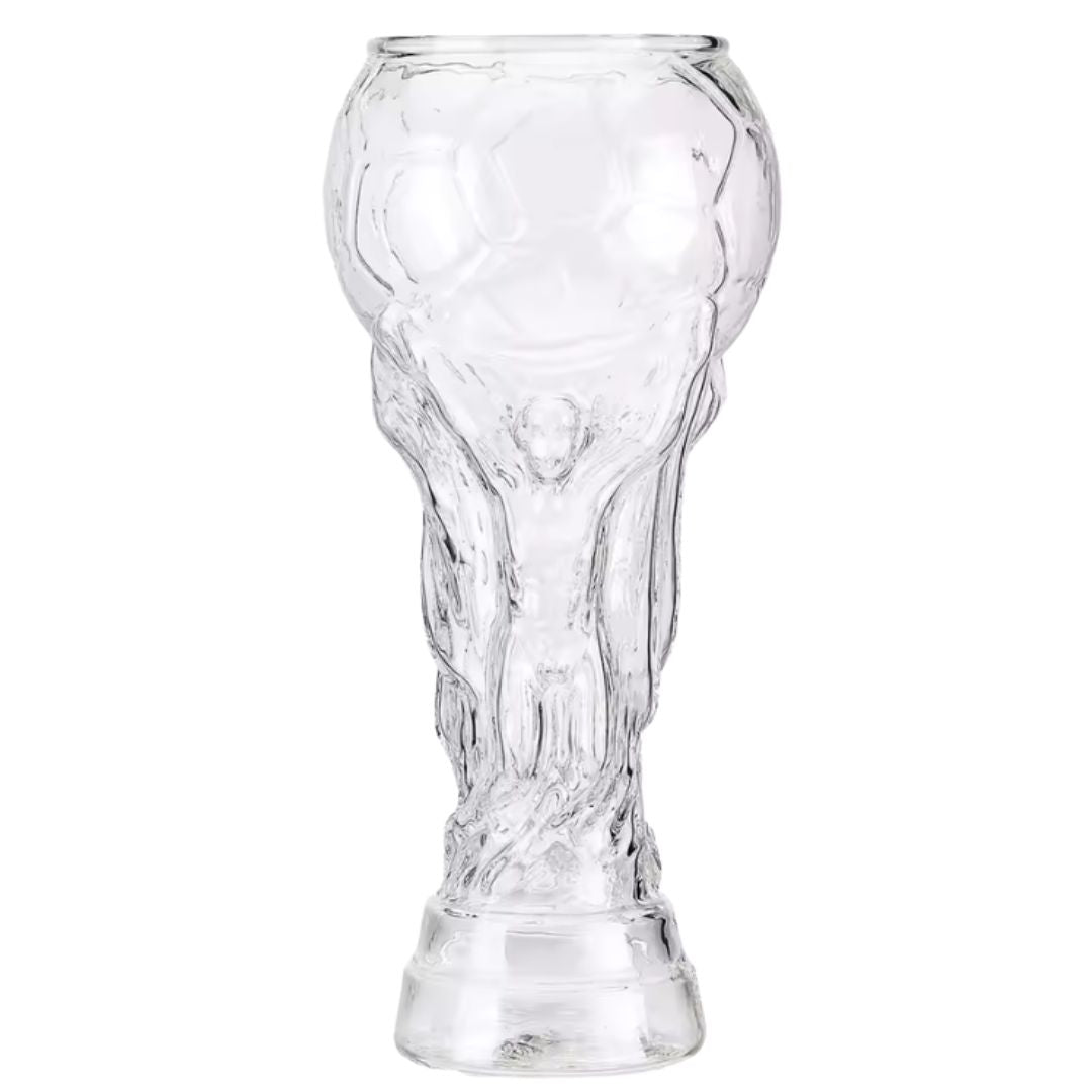 Der WM-Pokal als Bierglas