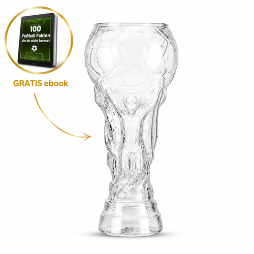 Der WM-Pokal als Bierglas