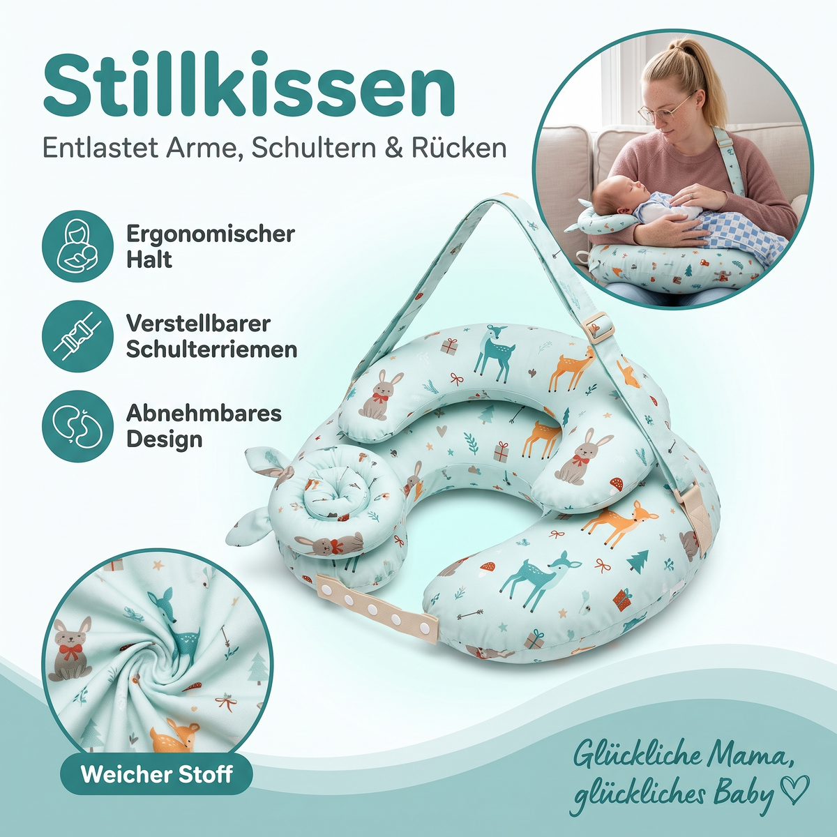 Stillkissen mit Armkissen
