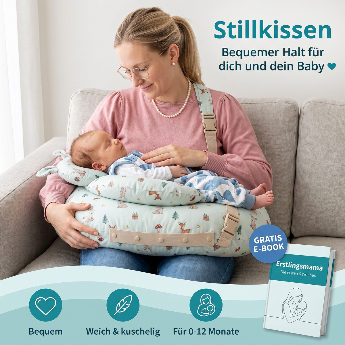 Stillkissen mit Armkissen
